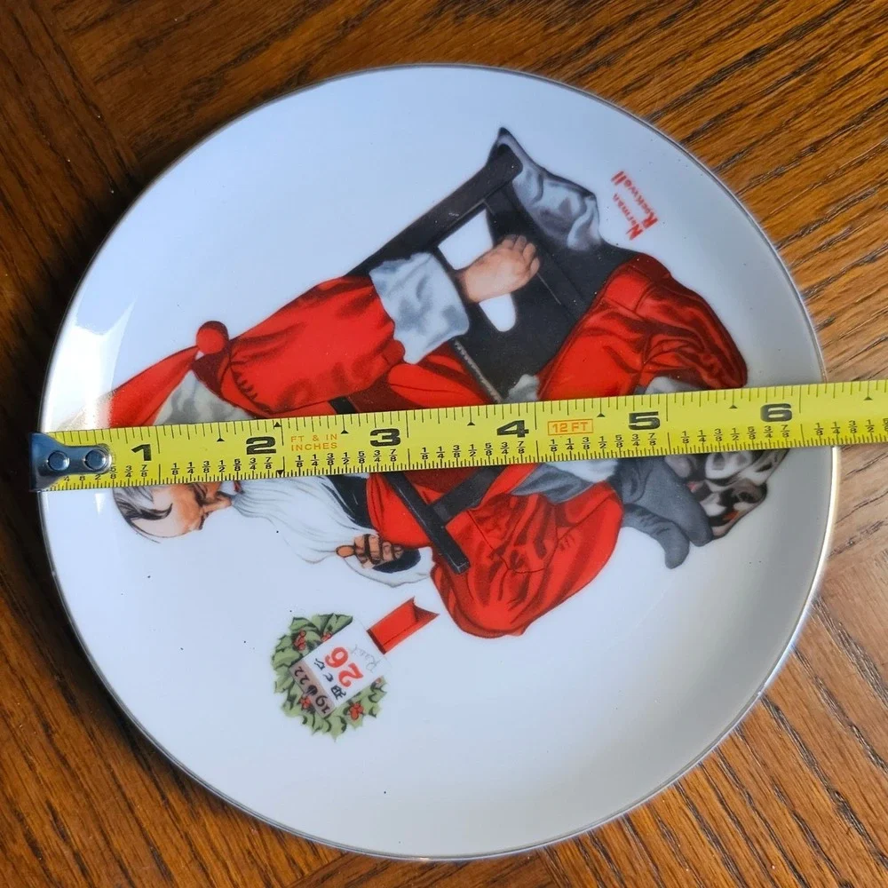 Norman Rockwell The Day After Christmas Collector Plate Fine Porcelain 6.5in